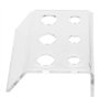 Encre Tasse Stand, Support De Tasse De Pigment De Tatouage Acrylique Transparent, Étagère D'Accessoires Confortable D'Encre De T