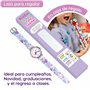 Kiddus Montre Bracelet Éducative pour Enfants, garçon. Time Teacher Analogique avec Exercices. Facile d’Apprendre à Lire l’Heure