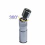 DPTOOL 14 mm Joint Universel Douille Magnétique Bougies d'allumage à paroi mince 3/8" Clé à Bougie Outil de Démontage de Douille