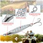 TUXIBIN 5PCS Leurre De Pêche en Métal Slice Cuillère Spinner Appâts S'attaquer Mackeral Tailor Leurres Cuillere Peche Kits Leurr