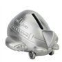 Tirelire de Forme d' Avion Tirelire en Alliage de Zinc de Stockage de Bureau Ornement Table Décoration Premium Cadeaux pour Enfa