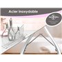 Set de coupe-ongles pour pédicure et manucure en acier inoxydable pour le soin des mains et des pieds avec étui, 7 pièces