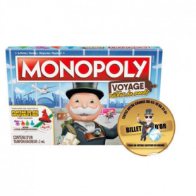 Monopoly Voyage autour du monde. jeu de societe. des 8 ans - Version avec Billet 42,99 €