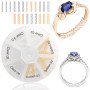 OntaRyon Régleurs de taille de bague - Réducteurs de bijoux - Pince Resizer Invisible Guard - Ajusteur Paquet de 21