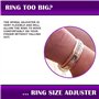OntaRyon Régleurs de taille de bague - Réducteurs de bijoux - Pince Resizer Invisible Guard - Ajusteur Paquet de 21, 7 Styles - 