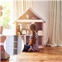 1:12 Miniature Armoire en Bois pour Maison de Poupées Fashionistas Dressing Accessoire pour Marionnette Jouet Educatif pour Enfa