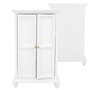 1:12 Miniature Armoire en Bois pour Maison de Poupées Fashionistas Dressing Accessoire pour Marionnette Jouet Educatif pour Enfa