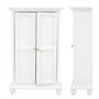 1:12 Miniature Armoire en Bois pour Maison de Poupées Fashionistas Dressing Accessoire pour Marionnette Jouet Educatif pour Enfa
