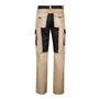 VELILLA Mixte Velilla - Multi-poches ; Couleur Beige Sable et Noir Taille 34 pantalon bicolore multipoches, Beige Sable Noir, EU