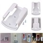 SMTHOME Climatiseur Support de télécommande Boîtier de rangement mural Organisateur Rack pour TV Télécommande Téléphone (Blanc 2