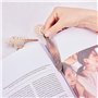 9 pack Marque-pages Signets en Métalliques Créatifs Cadeau Forme de Plume Signet en Laiton pour Adultes e