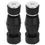 Qiilu 1 paire de biellettes de barre stabilisatrice avant stabilisatrice pour Clio 7700799404