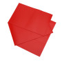 Keenso Kit de correctifs réparation PVC 3pcs, Accessoire Gonflable Bateau pour Le canot Kayak pneumatique(Rouge)