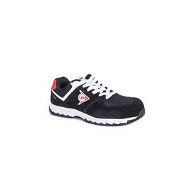 Dunlop Mixte DL0201039-42 DL0201039-42-Zapatilla Deportiva de seguridad gama Flying Arrow categoria S3 Color Negro-Rojo Talla