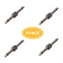 rayzm Connecteurs de Coupleur à Pédale d'Effet, 6.35mm Pédale d'effet à pédale Coupleur, mâle Adaptateur pour pédalier de guitar