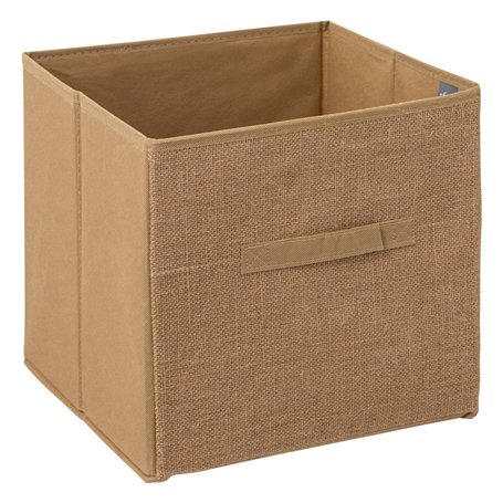 Maelsa Boite RGMT 31X31 Toile DE Jute