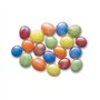 mesbilles - 20 Billes Plates Couleurs Glossy - Galet en Verre 16 mm