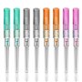 Aiguilles de piercing au nez - SOTICA 8PCS Aiguilles de piercing mixtes 14g 16g 18g 20g Aiguilles de cathéter IV pour perçage de
