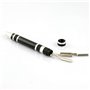 Huture 4 Paquets complète Multifonction Jeu de Mini Tournevis Réparation de Gadgets 8 en 1 Stylo en Aluminium Trousse à Outils F
