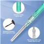 SOTICA Aiguilles Piercing 5PCS Catheter Piercing 18G Aiguille de Piercing Nez Oreille IV Aiguilles de Cathéter Piercing Outils d