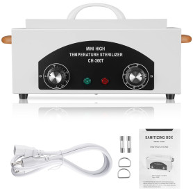 Soiiw Machine d'autoclave de stérilisateur à haute température 300W stérilisateur d'outil à ongles stérilisateur à chaleur sèche
