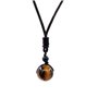 Mayting Pendentif Oeil de Tigre Collier de Pendentif Pierres Précieuses Cadeau pour les Hommes et les Femmes Collier