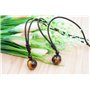 Mayting Pendentif Oeil de Tigre Collier de Pendentif Pierres Précieuses Cadeau pour les Hommes et les Femmes Collier