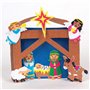 Baker Ross Autocollants en Mousse sur la Nativité (Paquet de 120) - Loisirs créatifs de Noël pour Enfants AT136 Coloris Assortis
