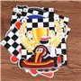 Amosfun bannière de voiture de course mignonne suspendu bunting guirlande voiture fête à thème fête célébration anniversaire fou