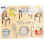 Small Foot 11502 Puzzle Objets de La Vie Quotidienne en Bois avec Divers Motifs détaillés, À partir de 12 Mois