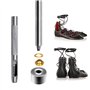 Gasea 120 Set Grommets Eyelets Métal 4 Couleurs œillets avec Rondelles 6mm Kit d'Outils à Oeillet Couture Avec 3PCS Grommets Ins