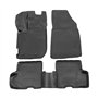 J&J AUTOMOTIVE | Tapis De Sol en Caoutchouc TPE Toutes Saisones pour Duster 2017-2024 Bord Haut Noir Antidérapant Toutes Saisons
