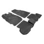 J&J AUTOMOTIVE | Tapis De Sol en Caoutchouc TPE Toutes Saisones pour Duster 2017-2024 Bord Haut Noir Antidérapant Toutes Saisons