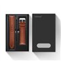 Fullmosa Bracelet de montre 20mm,bracelet de remplacement en cuir véritable, bracelet de montre interchangeable pour hommes et f