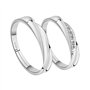 Ranikeer Bague Couple Anneau Réglable
