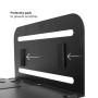 Maclean MC-851 Support Universel pour Ordinateur Portable avec roulettes et Support pour Ordinateur jusqu'à 10 kg