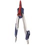 MAPED Kit de Traçage 4 Pièces avec Règle 30cm, Rapporteur 180°/12cm, Equerre 60°/21cm, Equerre 45°/21cm + Compas 5 Pièces Stop S
