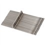 50Pcs Aiguilles à tricoter en acier pour machines à tricoter, KR830 KR838 KR850 Aiguilles à tricoter Aiguilles à tisser professi