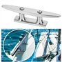 Taquet pour bateau Base ouverte pour bateau Base en acier inoxydable Taquet pour miroir Accessoire pour bateau Taquet pour batea