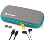 Set d'Accessoires Comprenant Etui de voyage/Câble de Recharge/Ecouteurs Stéréo/Bouchons de Contrôle pour Nintendo Switch Lite