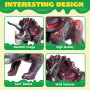 JOYIN Triceratops Jouet gonflable dinosaure pour fête de piscine, décoration de fête d'anniversaire, cadeau pour enfants et adul