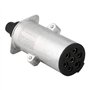 Suuonee Trailer Plug, Adaptateur de connecteur de remorquage de Type N pour fiche de remorque 24V 7 Broches pour Caravane de Cam