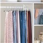 Amazon Basics Cintres à pinces en métal pour pantalons et jupes, lot de 20, Chromé
