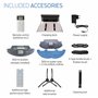 ZACO A8s Aspirateur robot laveur connecté avec App, Alexa, ultra plat 7.2cm, navigation cartographie, station de recharge, Robot