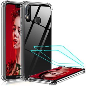 LeYi Coque pour Huawei P20 Lite [2 Pcs D'écran Verre Trempé]