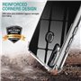LeYi Coque pour Huawei P20 Lite [2 Pcs D'écran Verre Trempé], Technologie Coussins d'air Full Body Antichoc Bumper Housse Crista