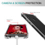 LeYi Coque pour Huawei P20 Lite [2 Pcs D'écran Verre Trempé], Technologie Coussins d'air Full Body Antichoc Bumper Housse Crista