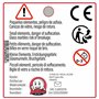 mesbilles - 10 Billes en Verre Pépite Précieuse - 9 Billes et 1 Calot