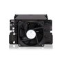 ICY DOCK Backplane Cage / Rack Mobile sans tiroir pour 3 HDD Disque Dur 3,5" SATA/SAS Hot Swap dans 2 Baies de 5,25" avec câbles