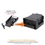 ICY DOCK Backplane Cage / Rack Mobile sans tiroir pour 3 HDD Disque Dur 3,5" SATA/SAS Hot Swap dans 2 Baies de 5,25" avec câbles